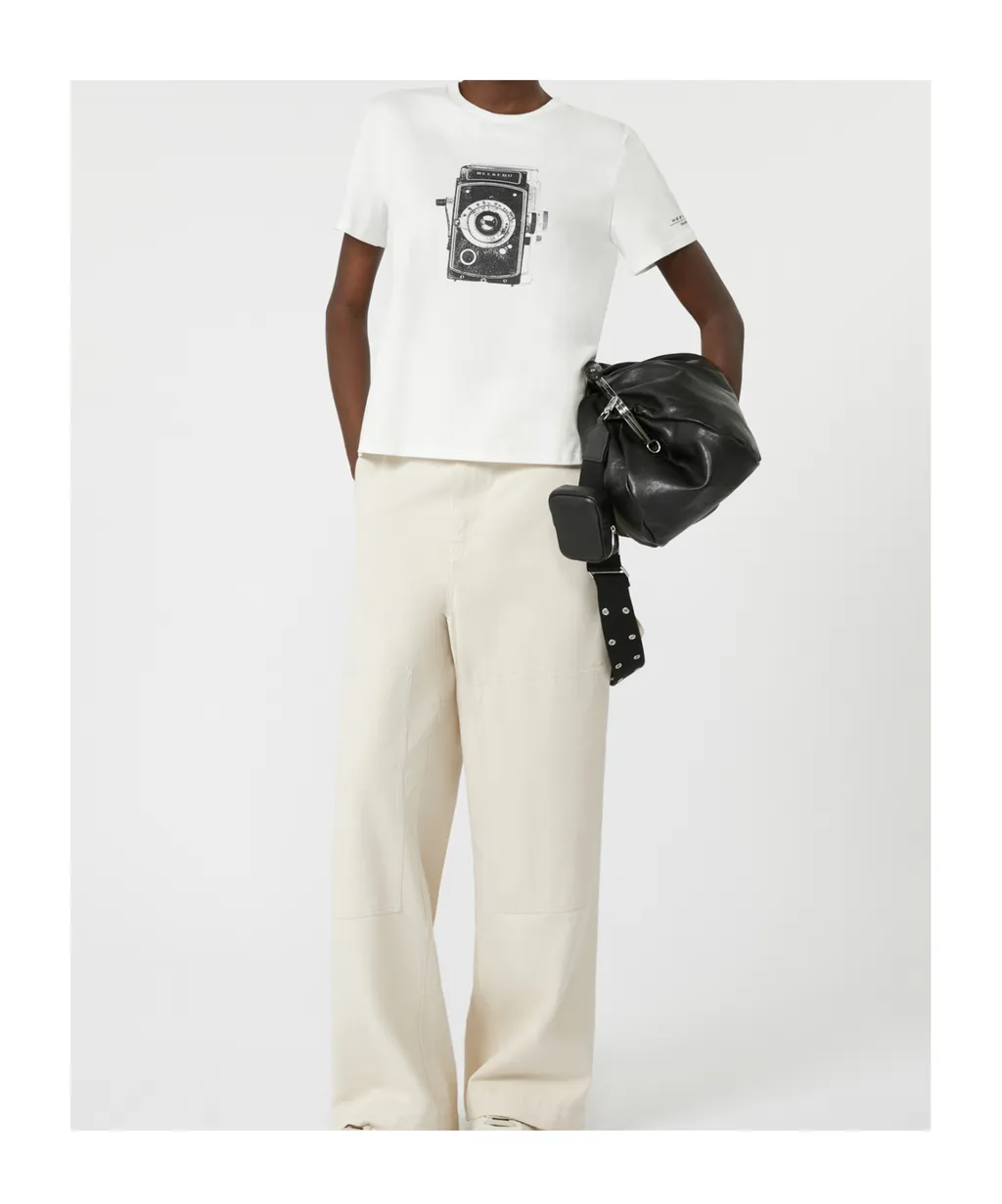 Weekend Max Mara Graphic Printed Crewneck T-Shirt