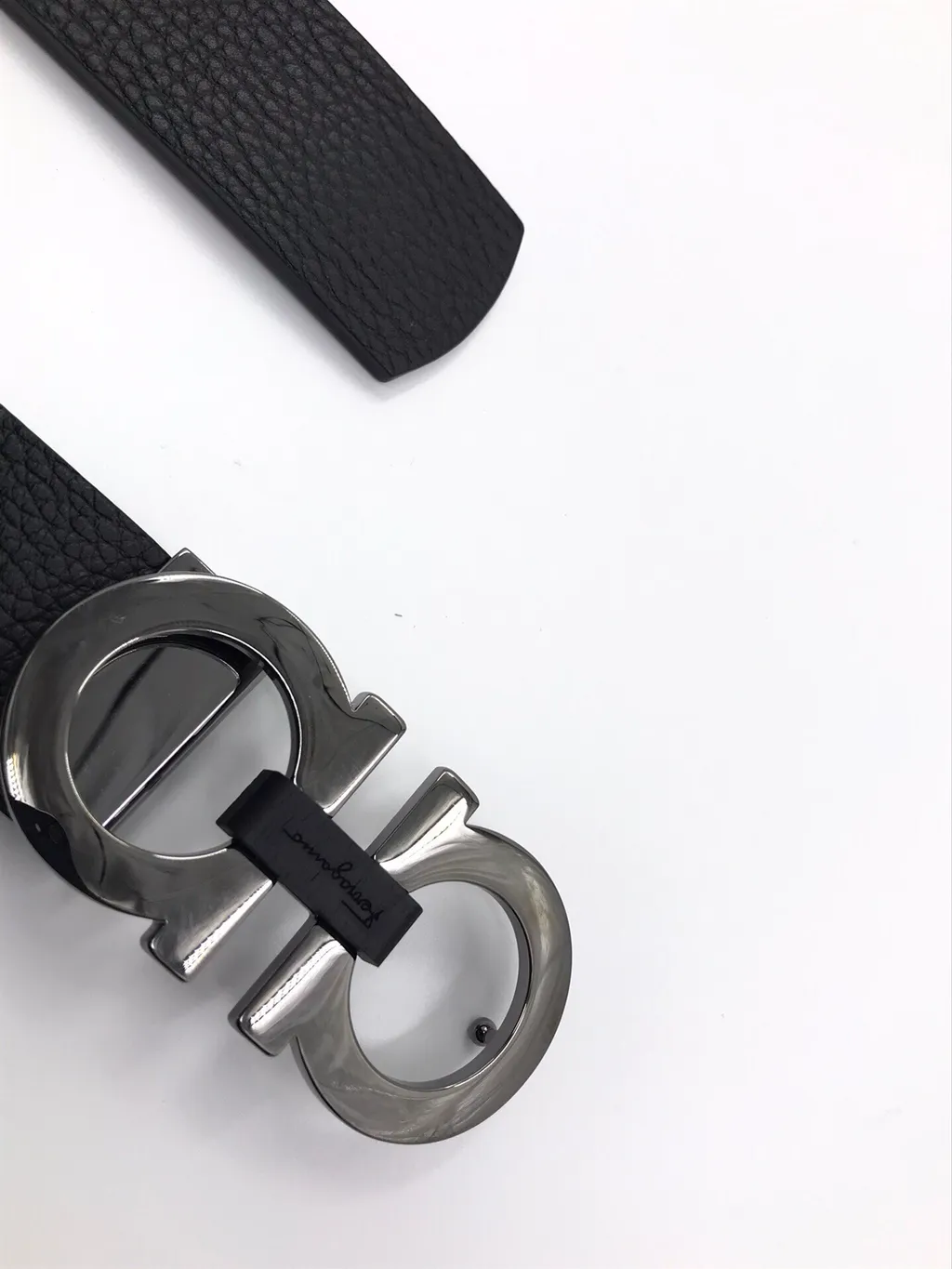 Gancini Double-Sided Buckle Belt
