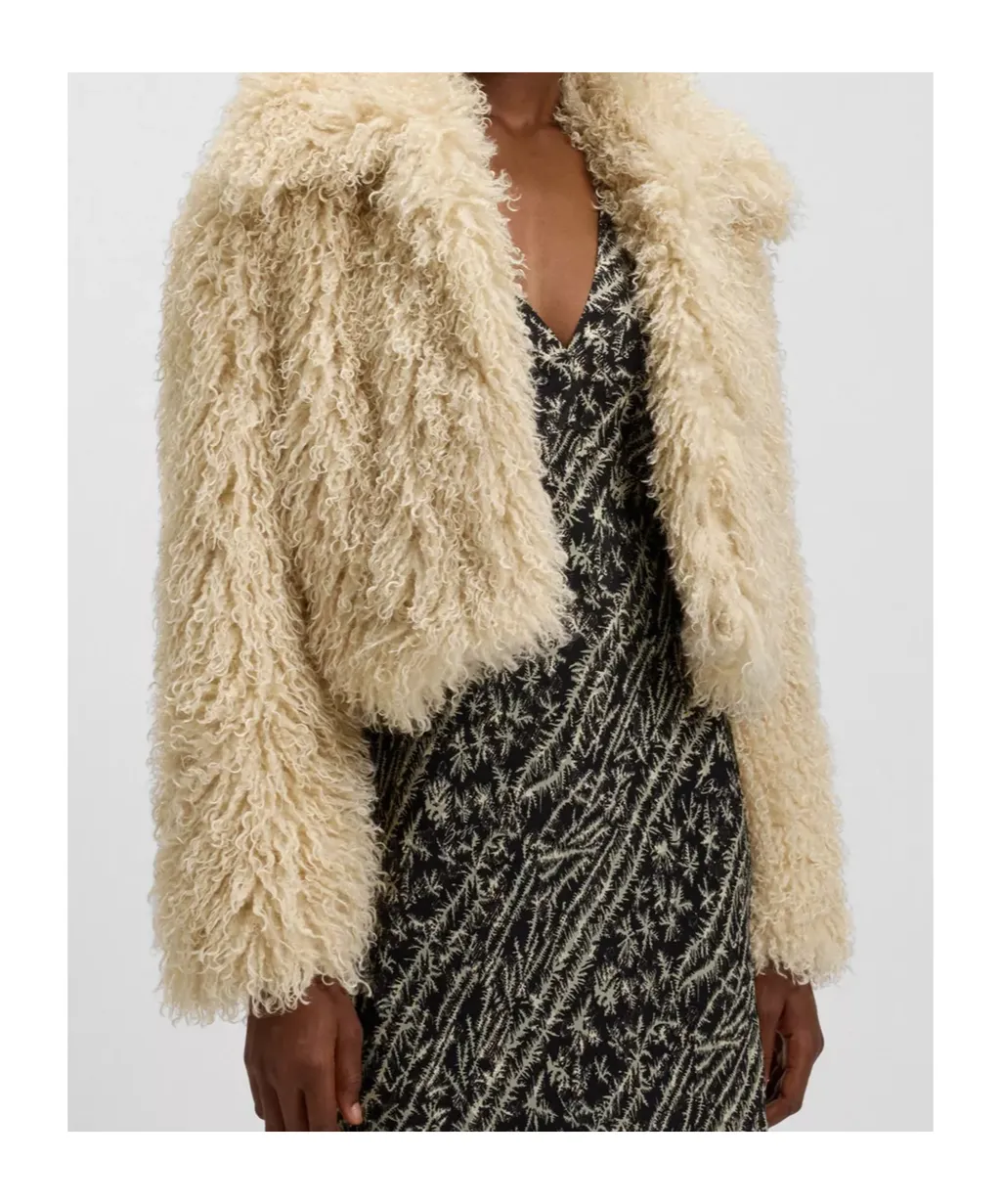 Boss Hugo Boss Faux Fur Cropped Jacket