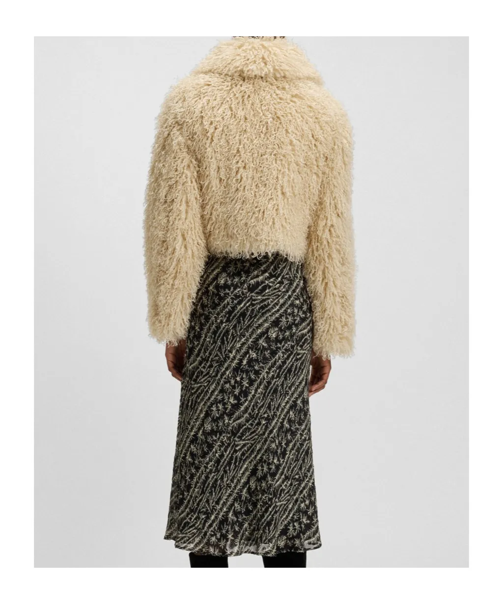 Boss Hugo Boss Faux Fur Cropped Jacket