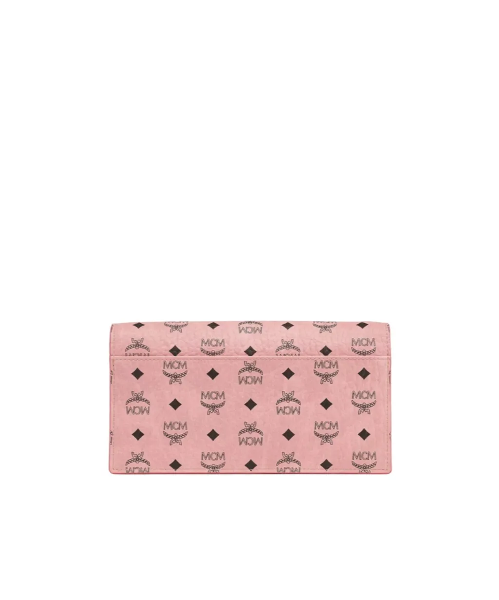 Mcm Monogram Printed Foldover Top Crossbody Bag