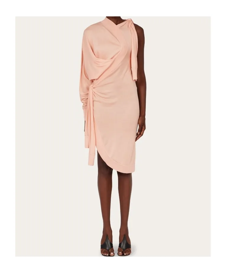 Ferragamo Asymmetric Knitted Dress