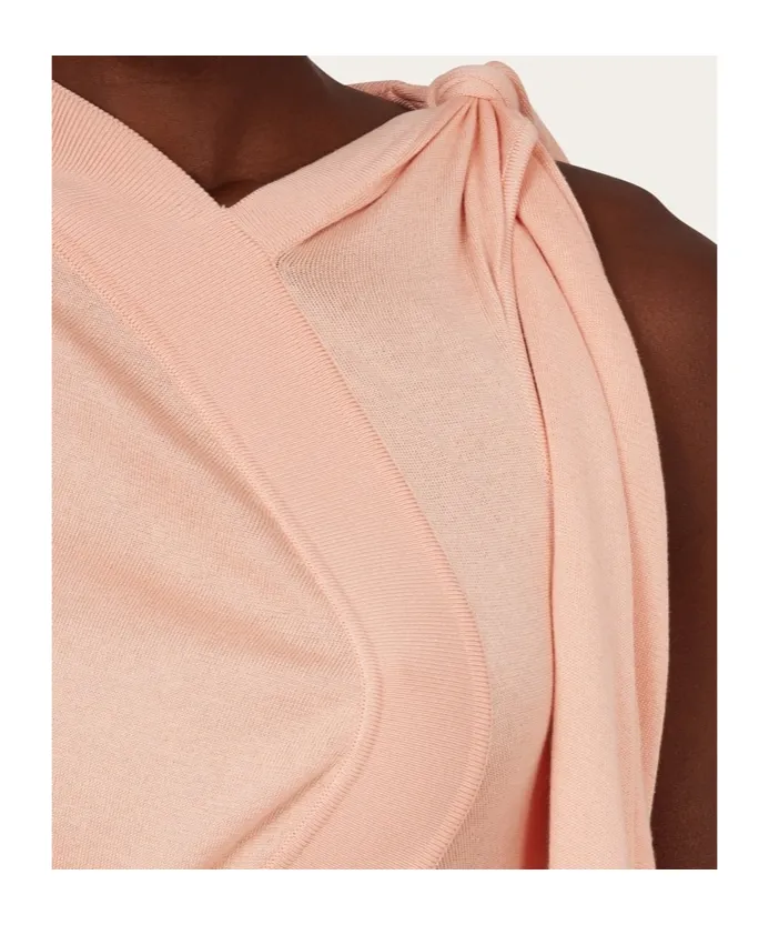 Ferragamo Asymmetric Knitted Dress