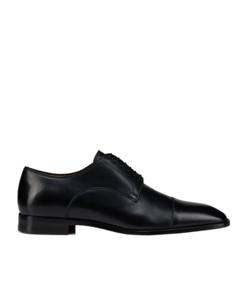 Christian Louboutin Almond Toe Lace-Up Shoes