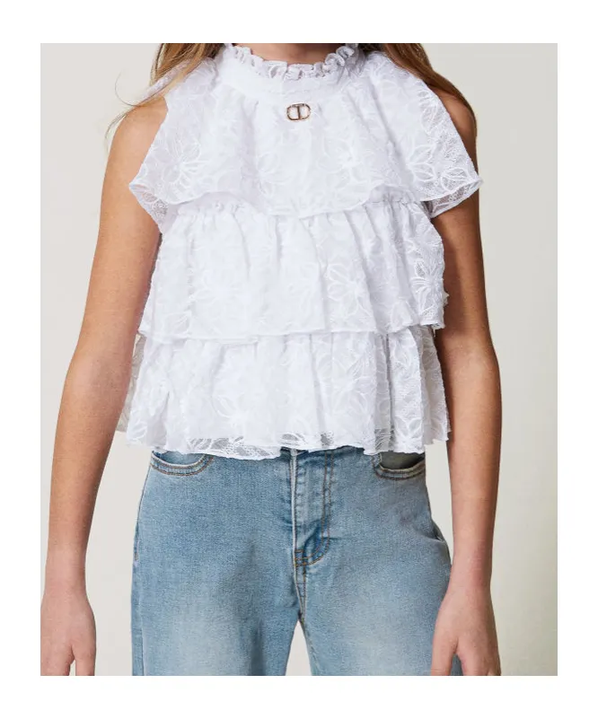 Tiered Lace Top