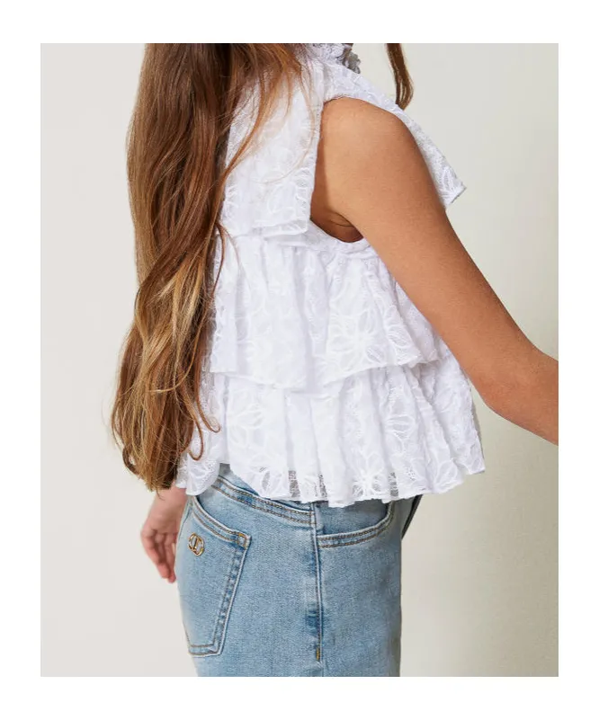 Tiered Lace Top