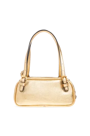 Versace Tag Bowling Zipped Mini Shoulder Bag