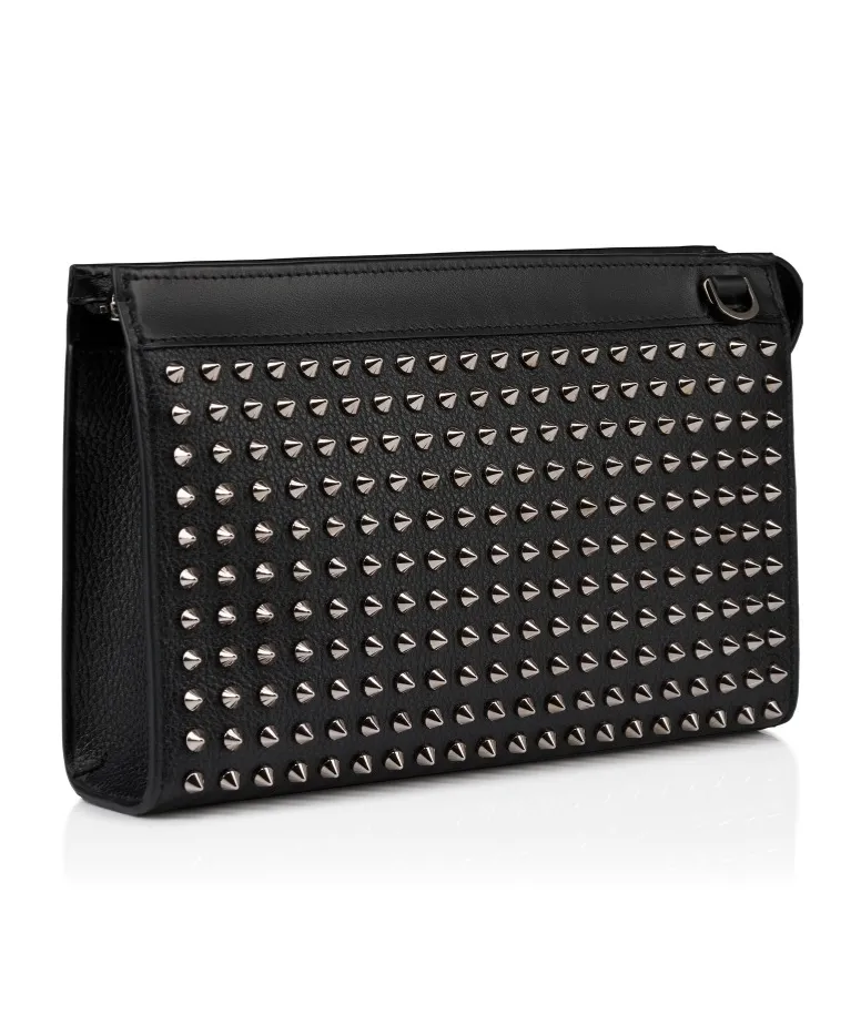 Christian Louboutin Studded Zip Clutch Bag