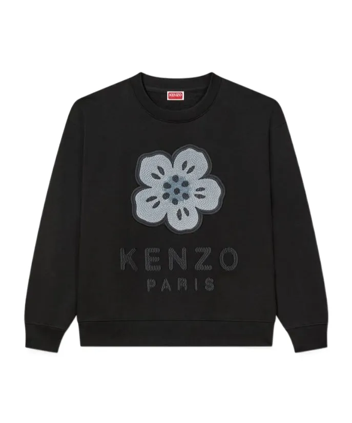 Kenzo Boke Flower Embroidered Sweatshirt