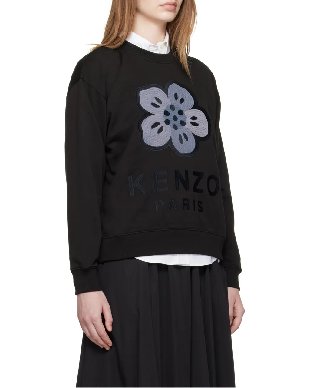 Kenzo Boke Flower Embroidered Sweatshirt
