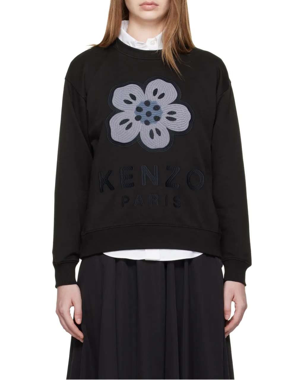 Kenzo Boke Flower Embroidered Sweatshirt