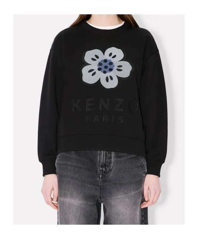 Kenzo Boke Flower Embroidered Sweatshirt