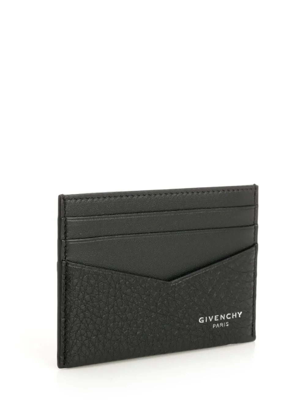 Card Holder In Grained Leather