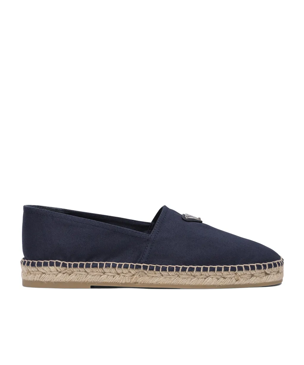 Prada Triangle-Logo Espadrilles