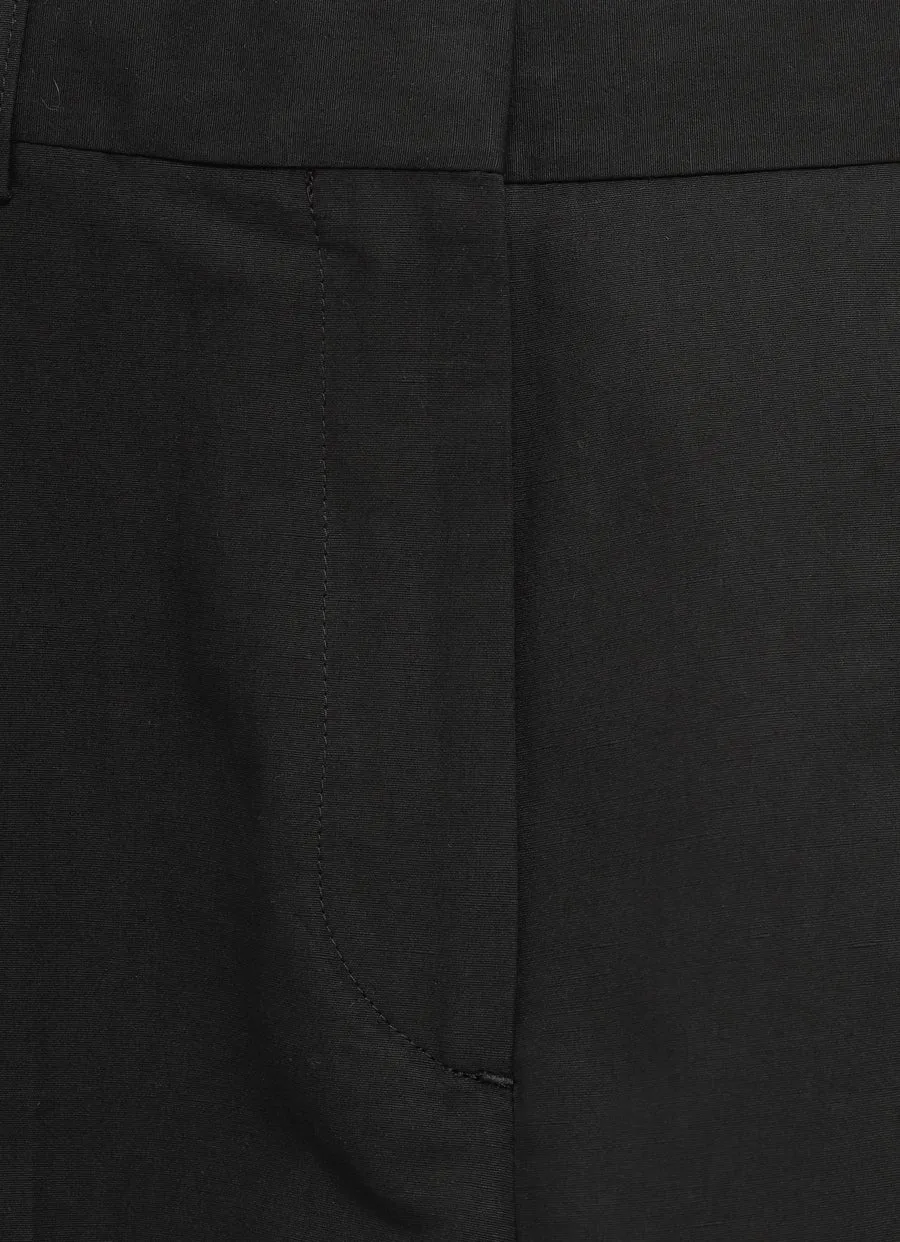 Tailored Wide-Leg Shorts