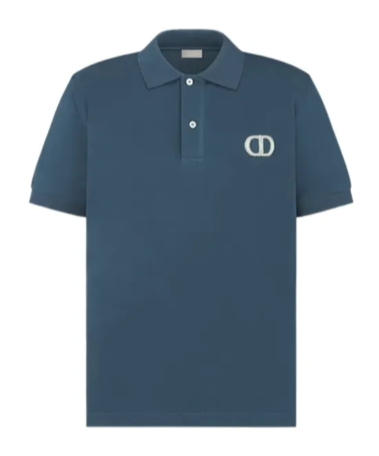 Dior Homme Cd Icon Embroidery Polo Shirt