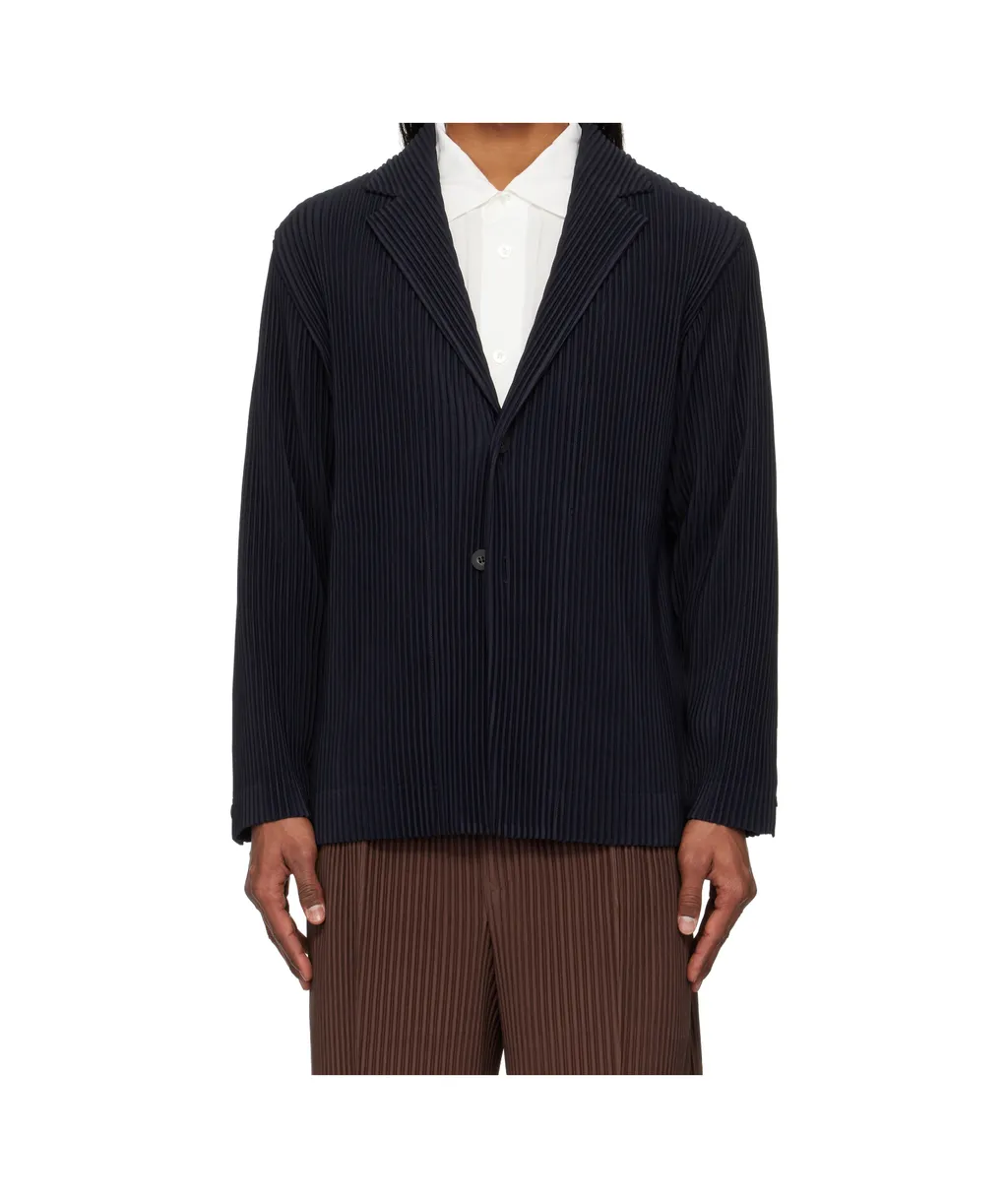 Homme Plissé Issey Miyake Basics Buttoned Blazer