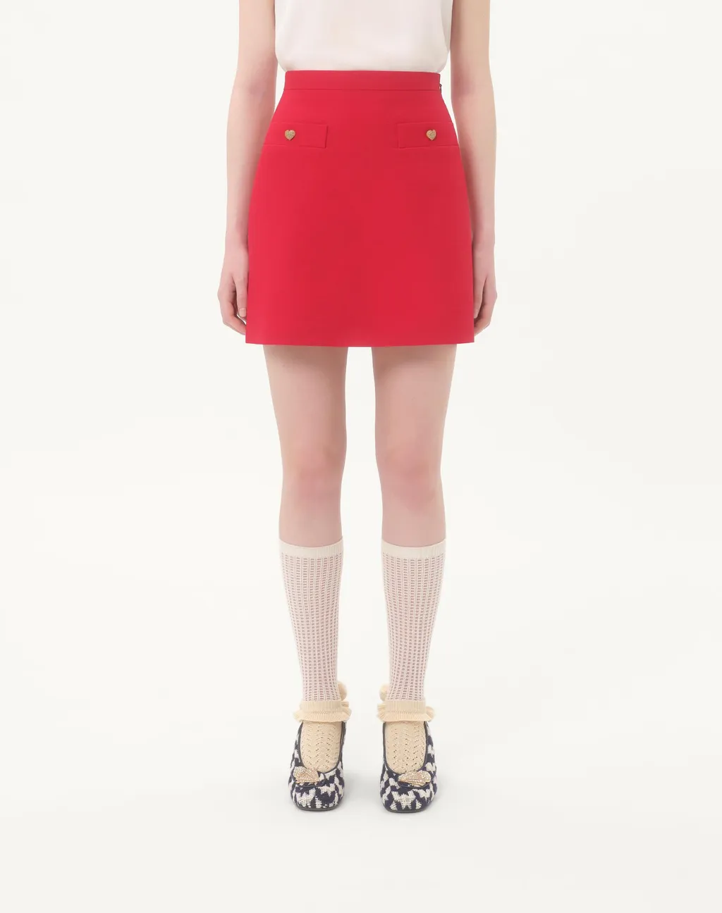 Valentino Garavani Crepe Couture Mini Skirt