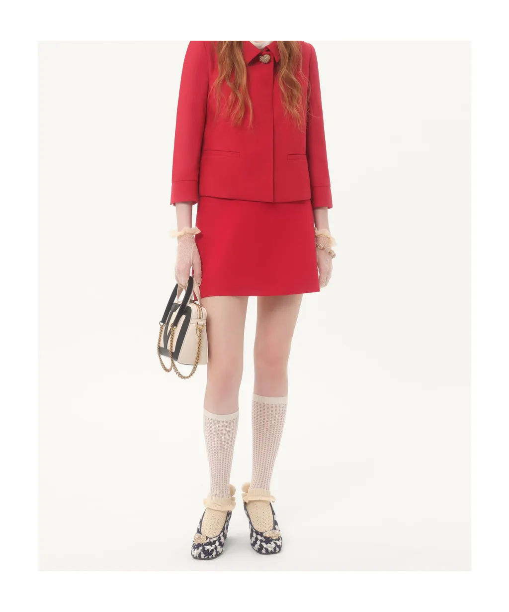 Valentino Garavani Crepe Couture Mini Skirt