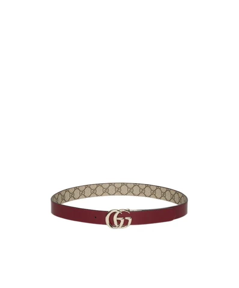 Gucci Reversible Gg Marmont Wide Belt