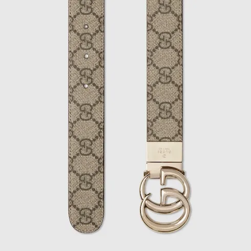Gucci Reversible Gg Marmont Wide Belt