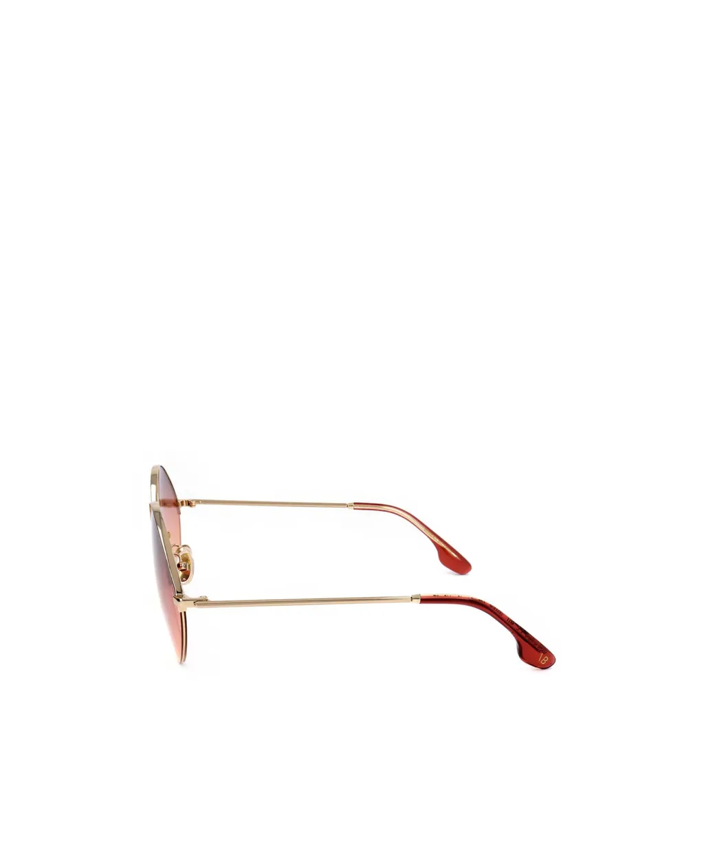 Victoria Beckham Oval-Frame Sunglasses