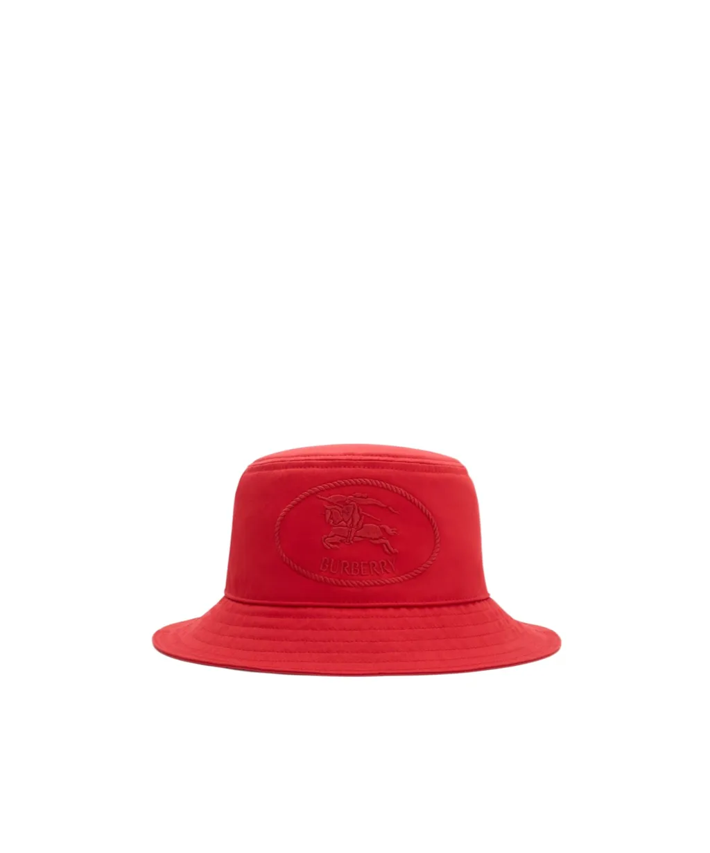 Burberry Logo Embroidered Bucket Hat