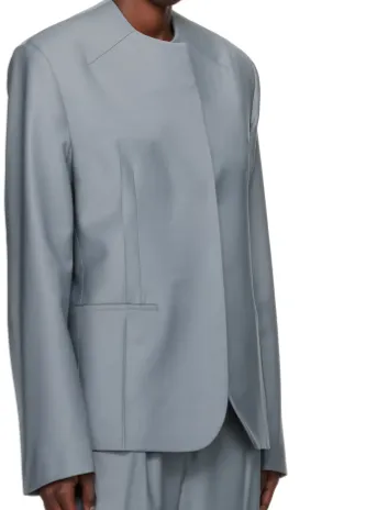 Round-Neck Suit Jacket