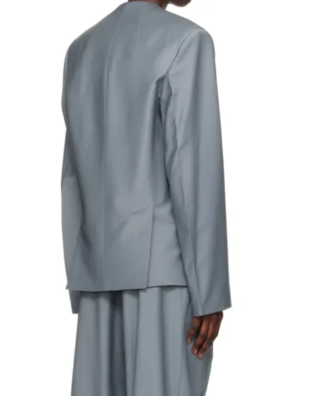 Round-Neck Suit Jacket