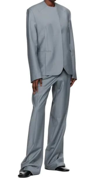 Round-Neck Suit Jacket