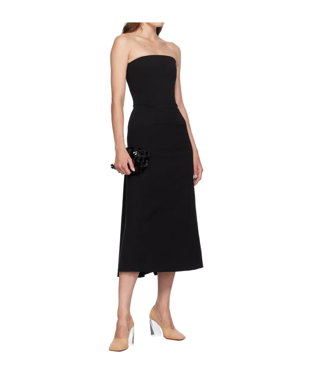Noctula Crepe Midi Dress