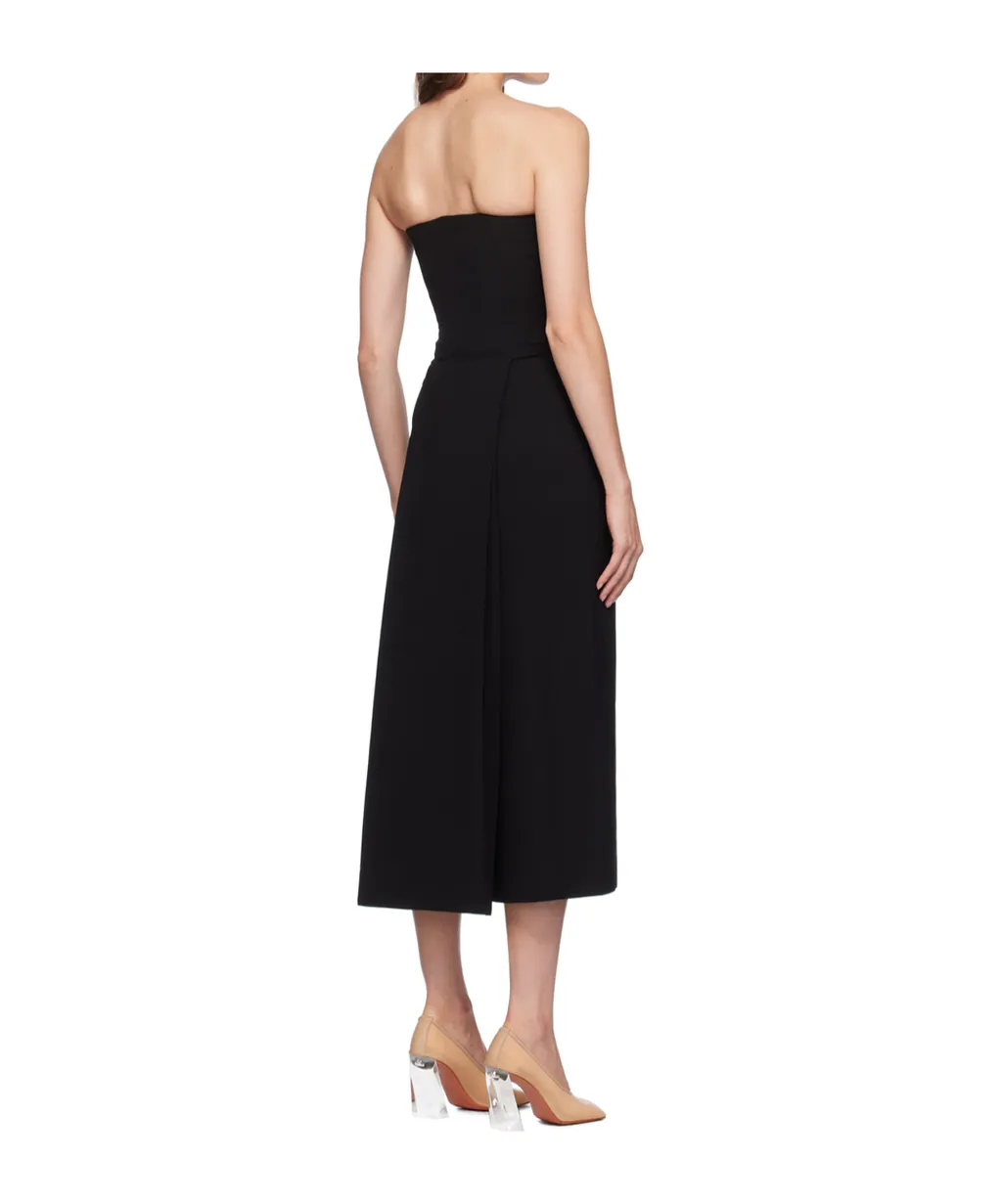 Noctula Crepe Midi Dress