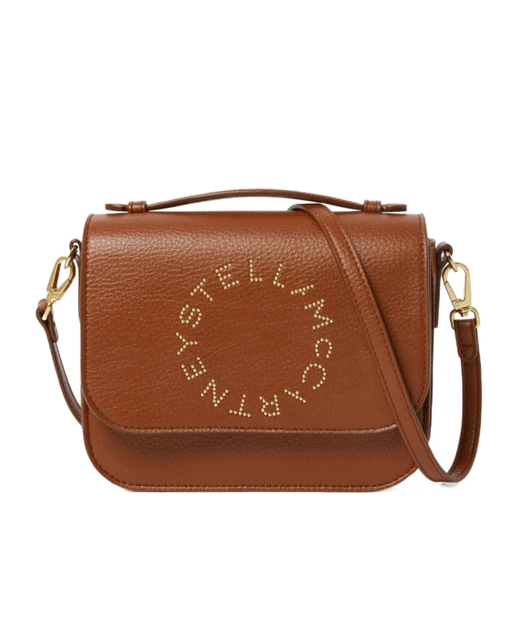 Stella Mccartney Stella Logo Foldover Top Crossbody Bag