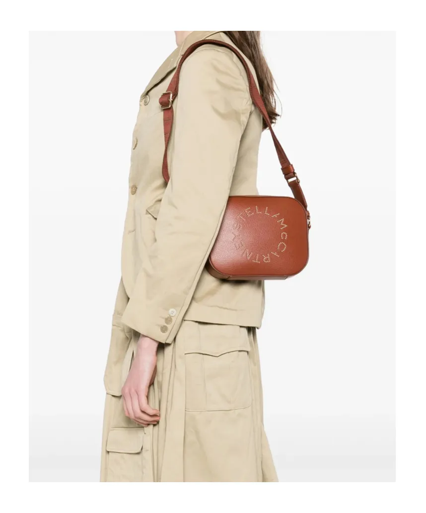 Stella Mccartney Logo Camera Crossbody Bag