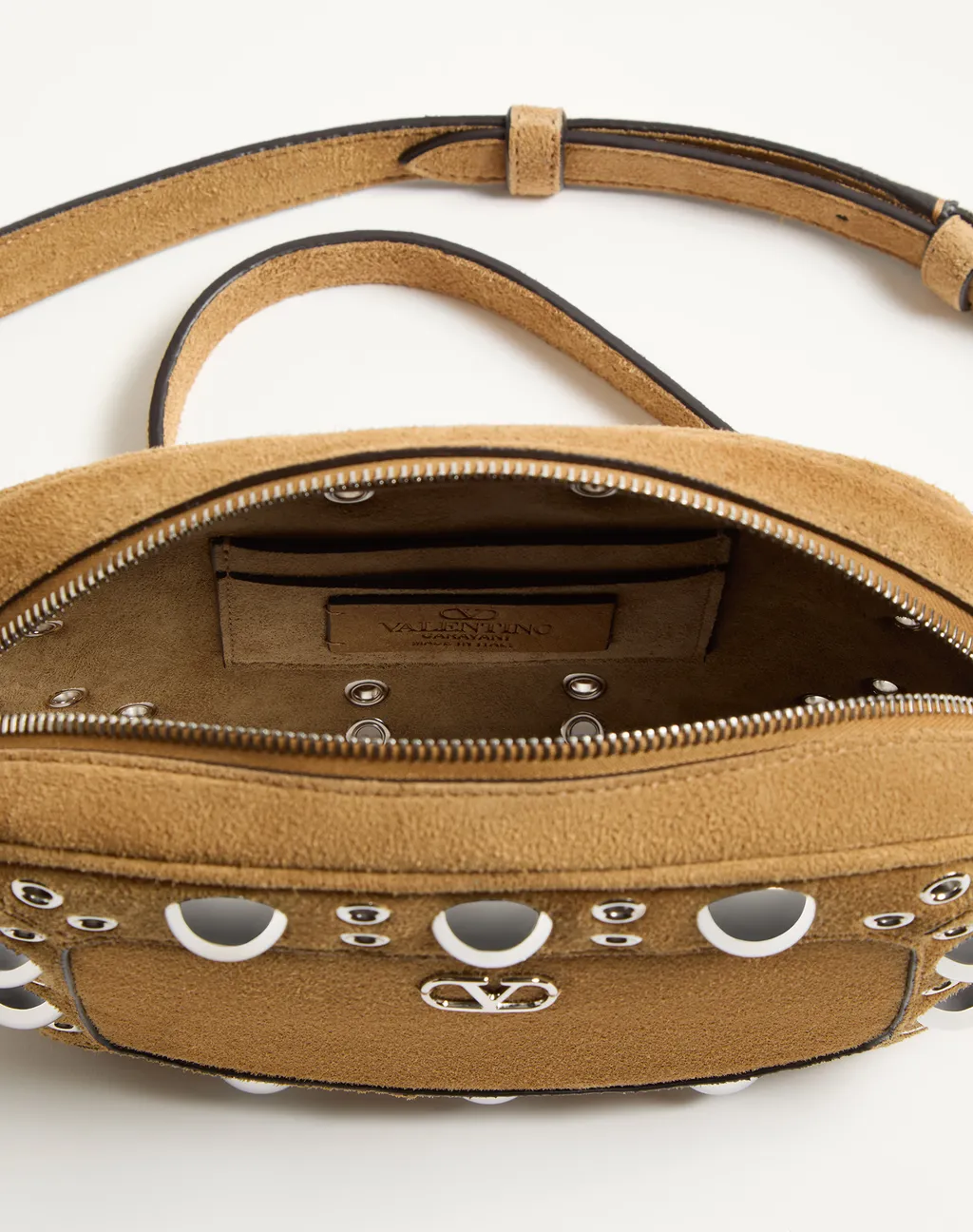 Valentino NellcÔTe Vlogo Signature Zip-Up Shouler Bag