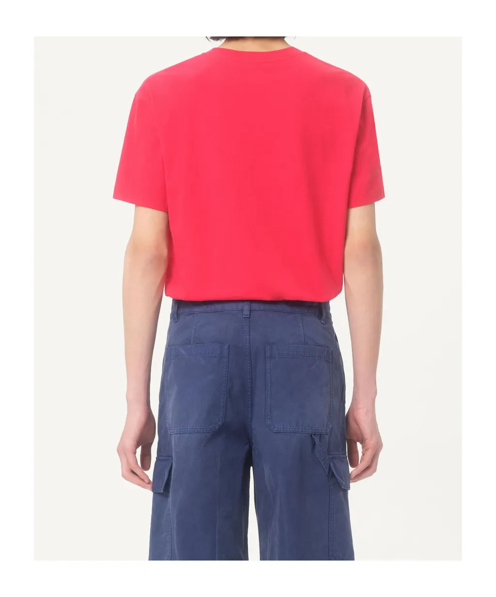 Valentino Logo Patch Crewneck T-Shirt