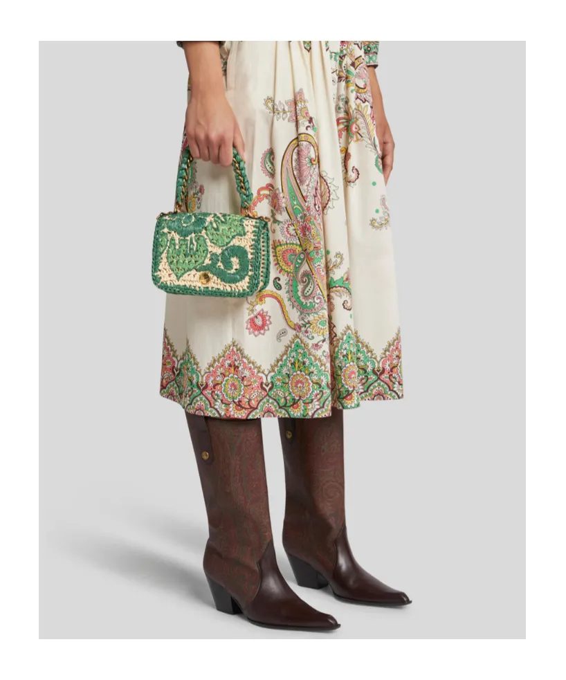 Etro Mini Woven Bond Bag