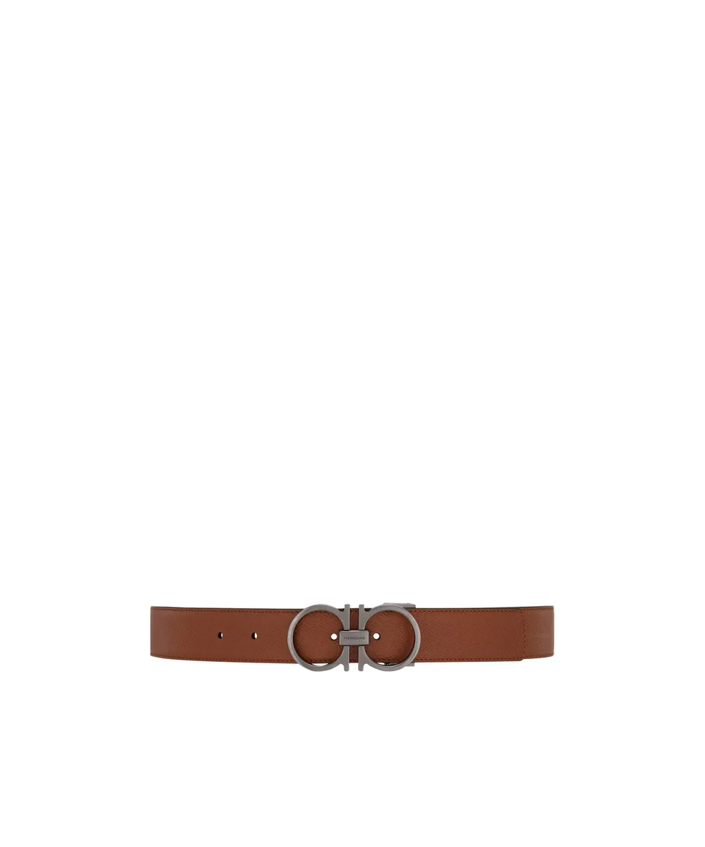 Ferragamo Gancini Buckle Reversible Belt