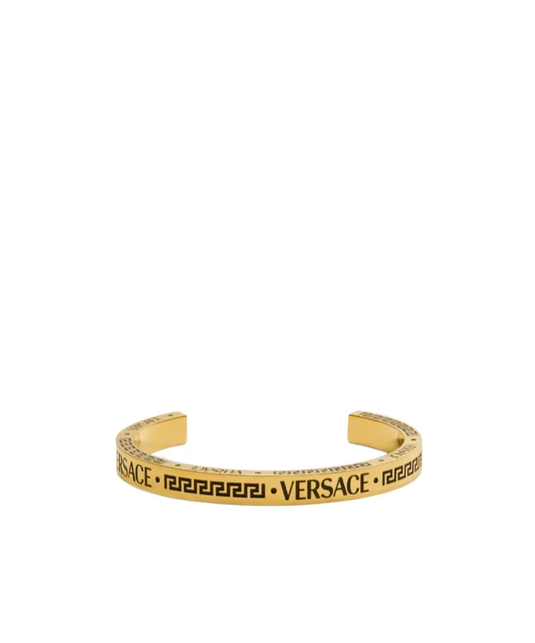 Versace Logo Engraved Bracelet