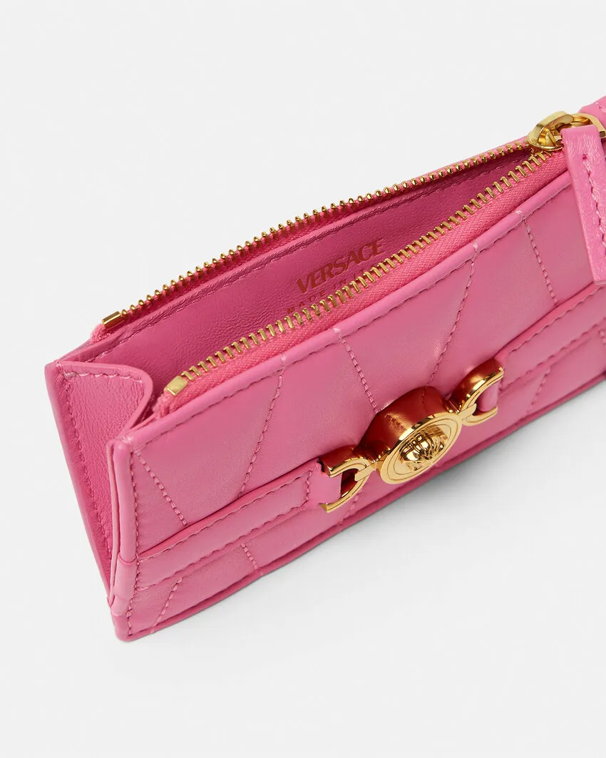 Versace Medusa '95 Zipped Quilted Wallet