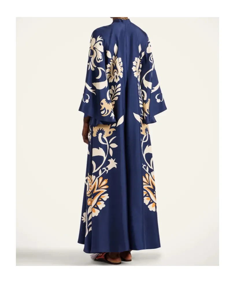 La Doublej Floral V-Neck Dress
