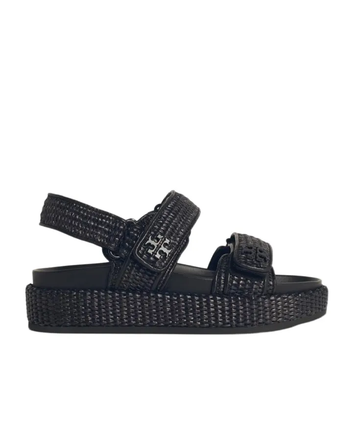 Tory Burch Kira Woven Dual-Band Sport Sandals