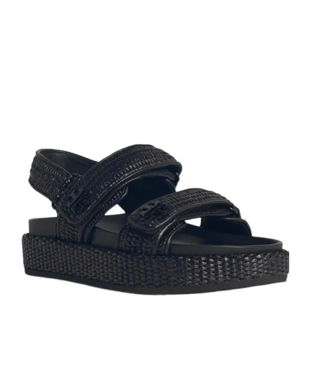 Tory Burch Kira Woven Dual-Band Sport Sandals