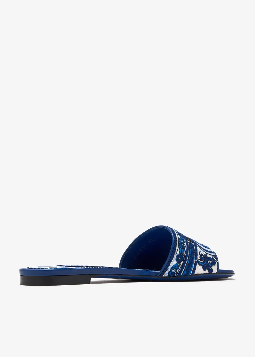 Dolce & Gabbana Logo Detailed Slip-On Slides