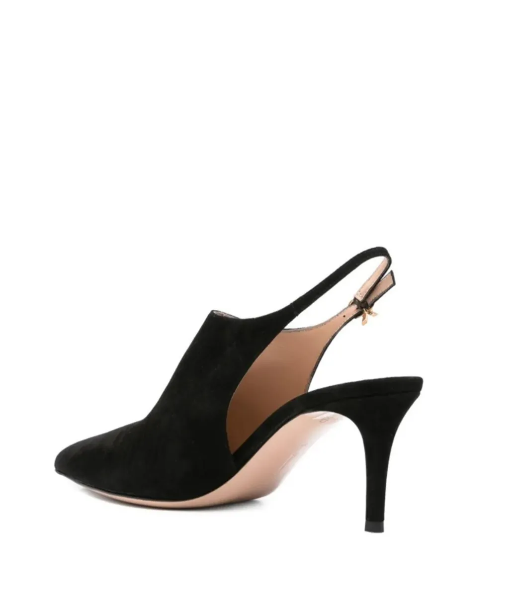 Pointed High-Heeled Sandals