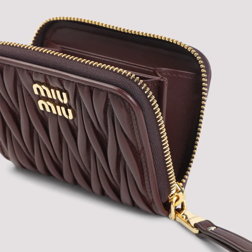 Miu Miu Matelassé Coin Purse