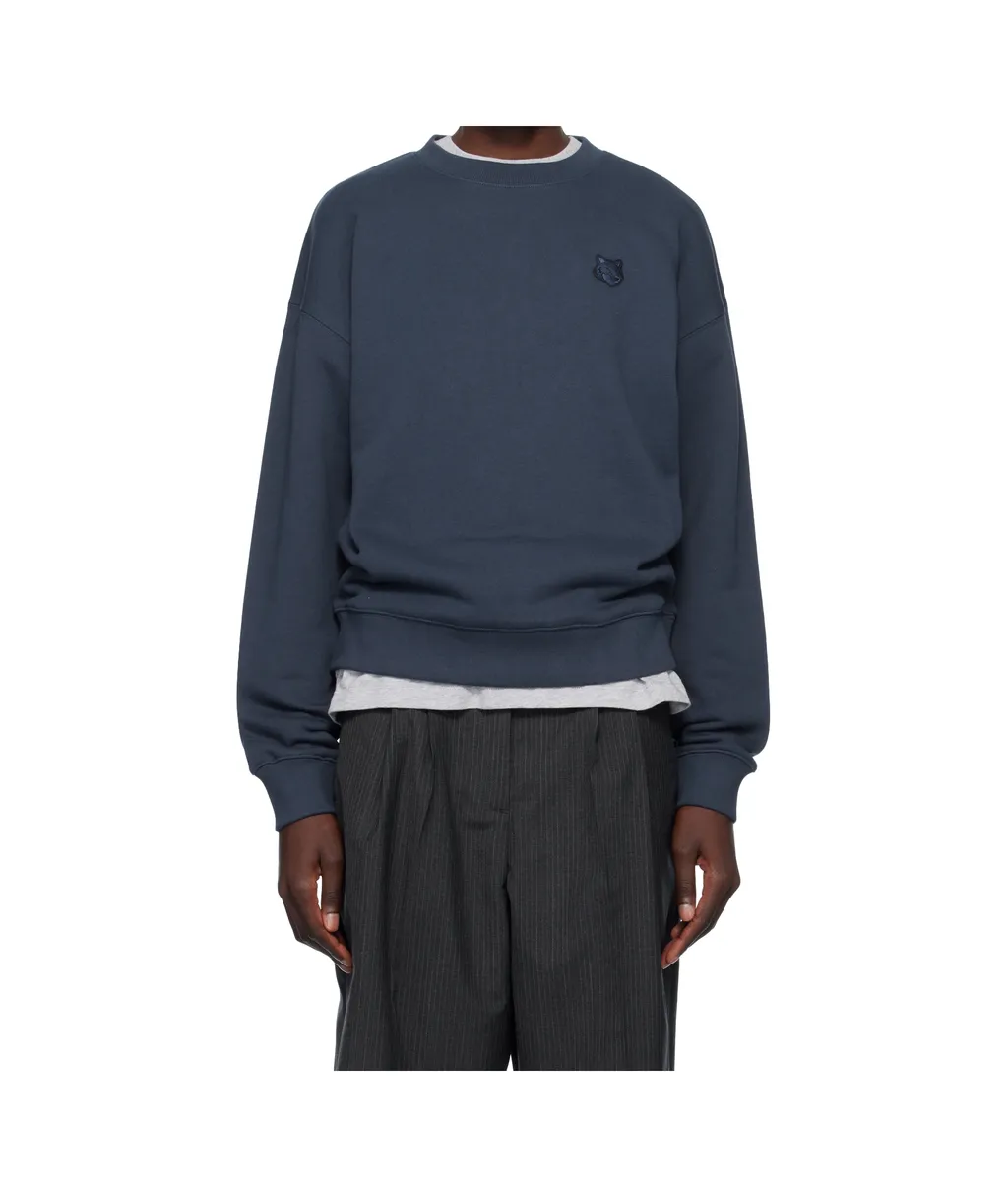 Bold Fox Head-Patch Sweatshirt