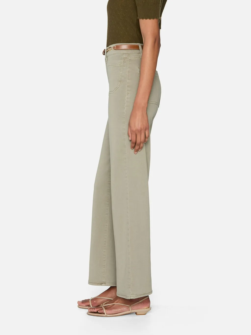 Frame Le Slim Palazzo Modernist Pocket Flared Jeans