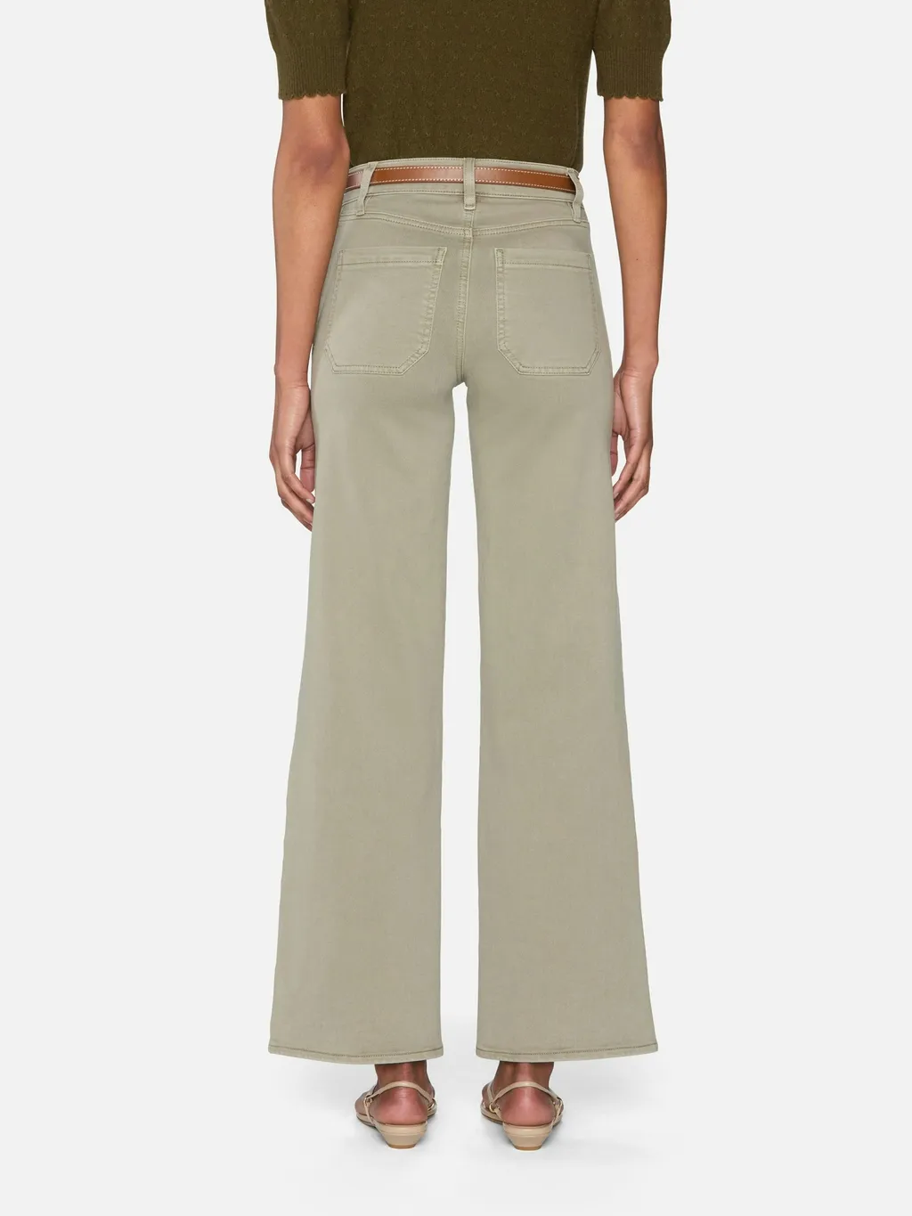 Frame Le Slim Palazzo Modernist Pocket Flared Jeans