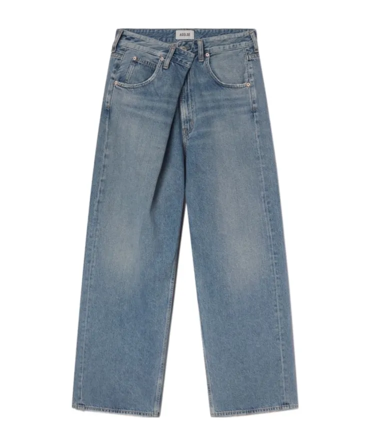 Agolde High-Rise Wide-Leg Jeans